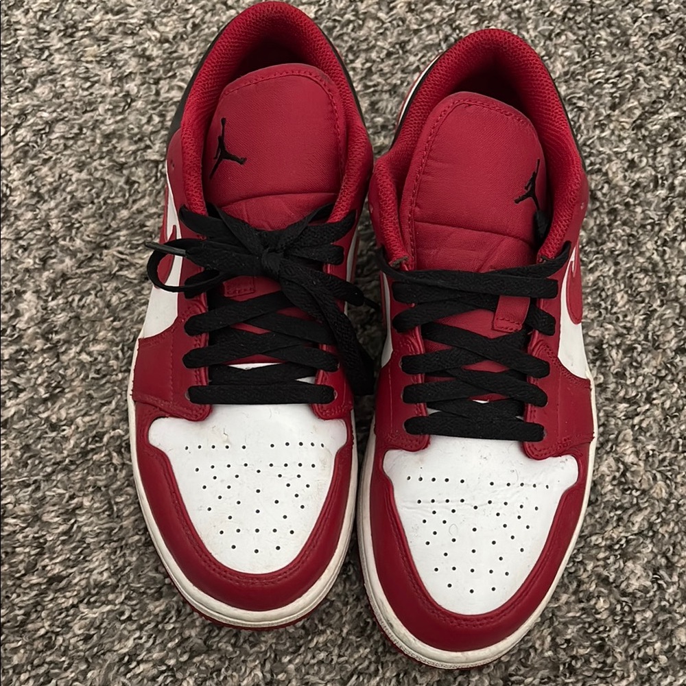 Nike Red and White Sneakers